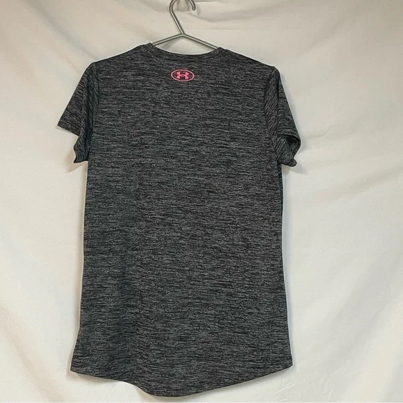 Under Armour Girls Youth Large Black and White Tee New with Tags - Picture 2 of 4